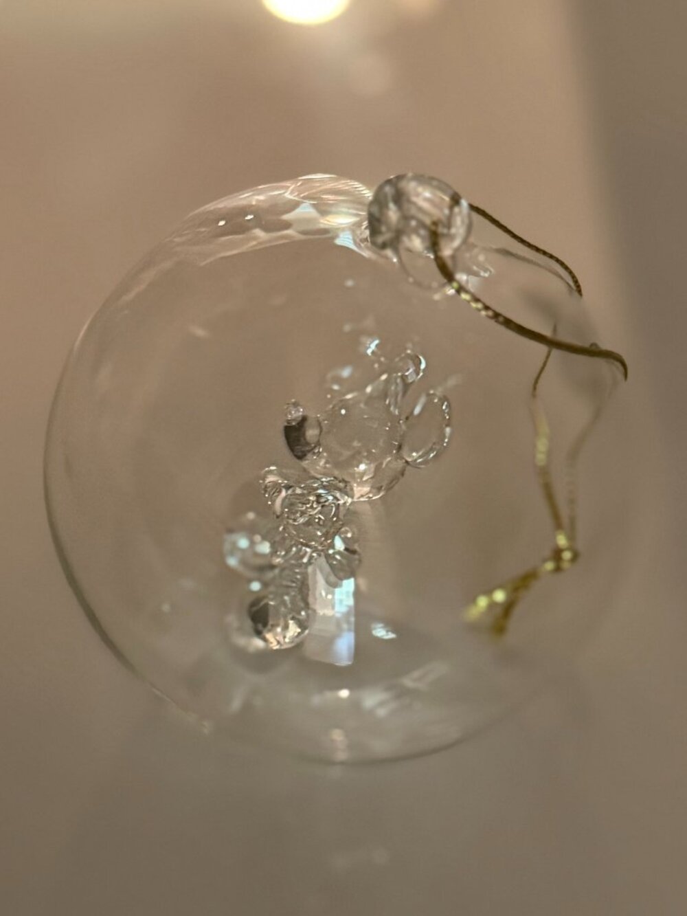Arribas Brothers Mickey Mouse Glass Ornament Disney World - Picture 4 of 4